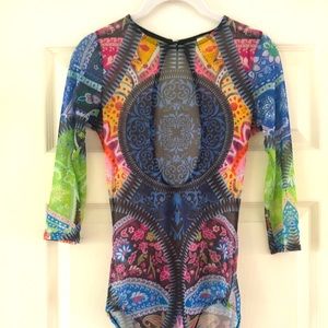 Monaco - Size L - Sheer Bodysuit